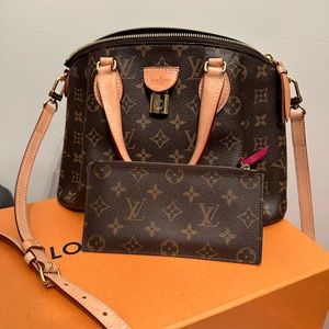 Louis Vuitton Rivoli PM bag and pouch